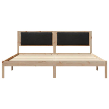 Struttura del letto Nero 180 x 200 cm Pino massello | homemem39