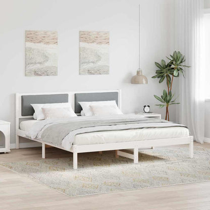 Struttura del letto Grigio chiaro 180 x 200 cm Pino massello | homemem39