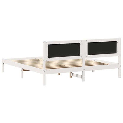 Struttura del letto Grigio chiaro 180 x 200 cm Pino massello | homemem39