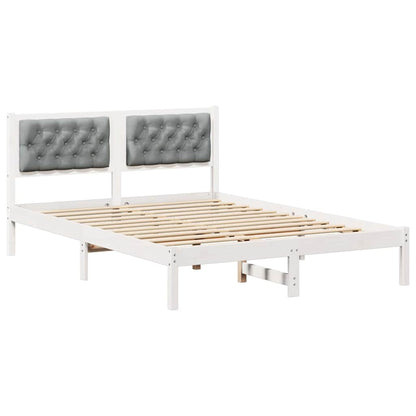 Struttura del letto Grigio chiaro 150 x 200 cm Pino massello | homemem39