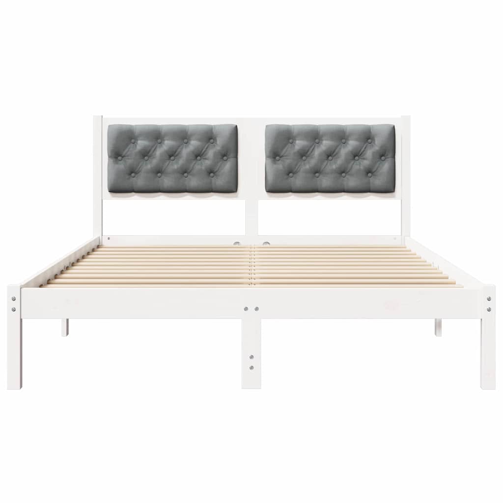 Struttura del letto Grigio chiaro 150 x 200 cm Pino massello | homemem39