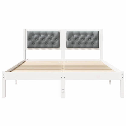 Struttura del letto Grigio chiaro 150 x 200 cm Pino massello | homemem39