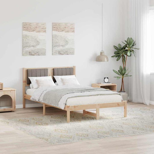 Letto con Testiera Rivestita Talpa 120 x 200 cm Pino massello | homemem39