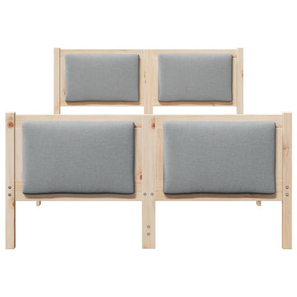 Struttura del letto Grigio chiaro 120 x 200 cm Tessuto | homemem39