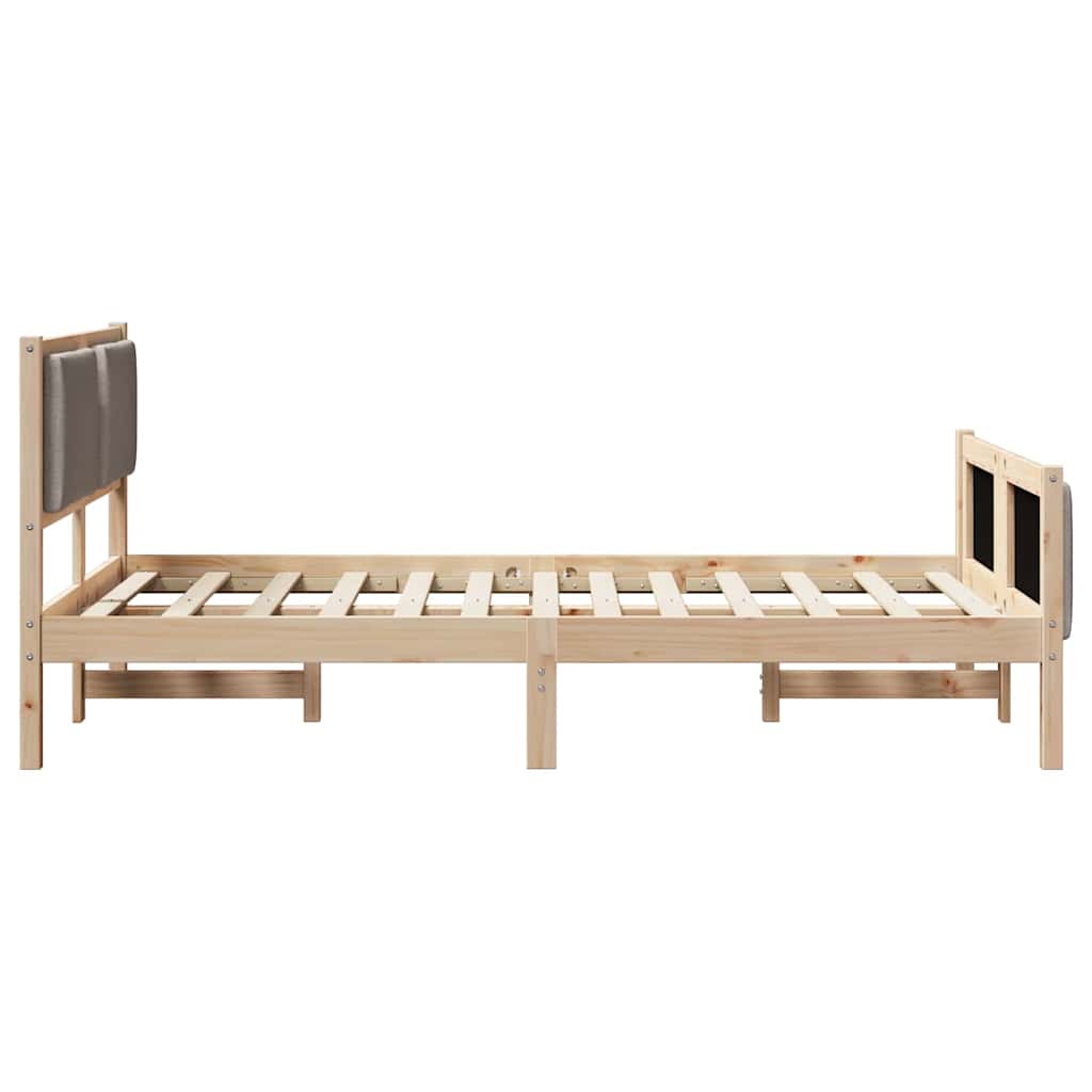 Struttura del letto con testiera Talpa 120 x 200 cm Tessuto | homemem39