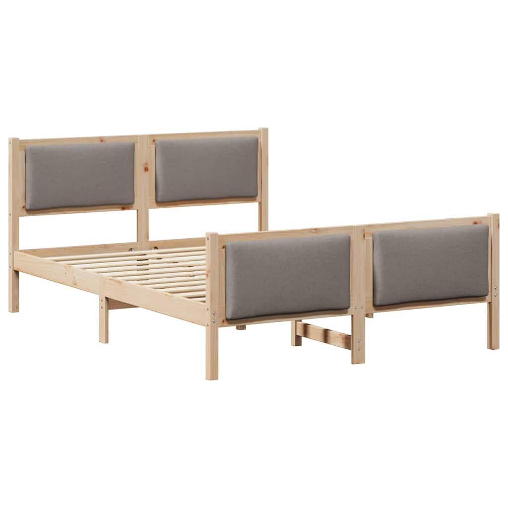 Struttura del letto con testiera Talpa 140 x 190 cm Tessuto | homemem39
