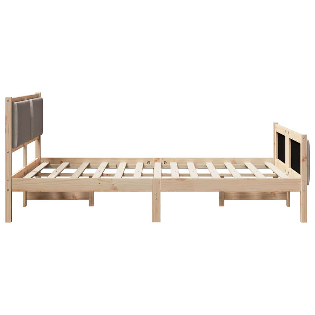 Struttura del letto con testiera Talpa 140 x 190 cm Tessuto | homemem39