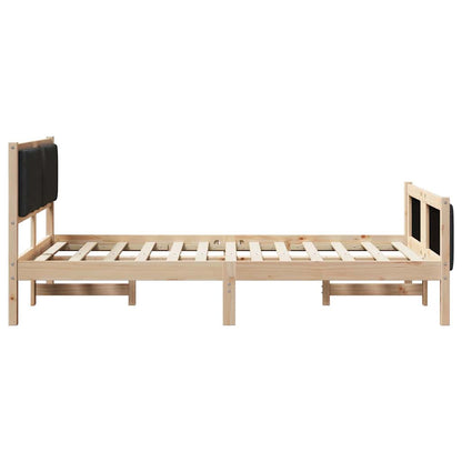 Struttura del letto con testiera Nero 120 x 190 cm Tessuto | homemem39