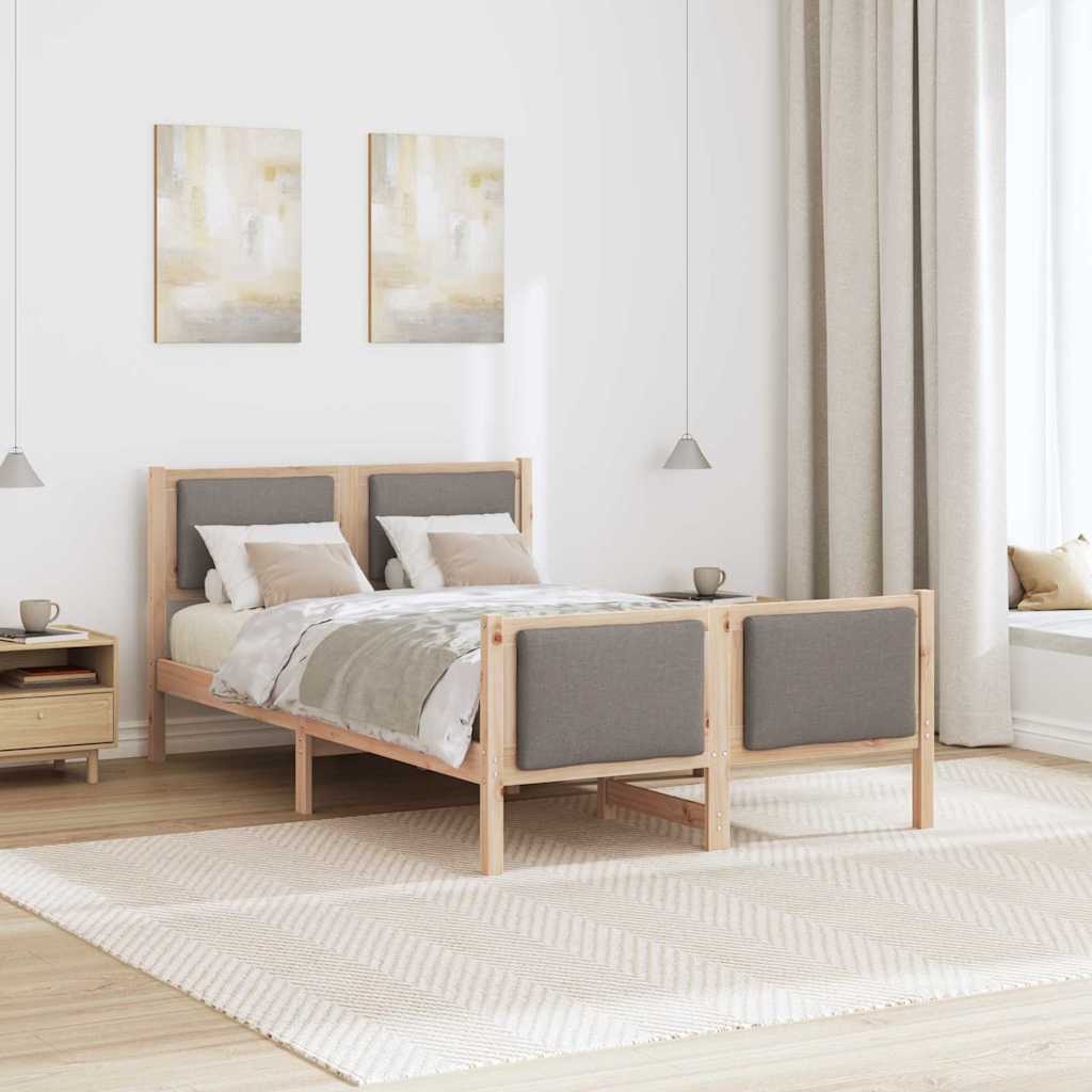 Struttura del letto con testiera Talpa 120 x 190 cm Tessuto | homemem39