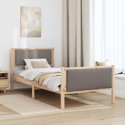 Struttura del letto con testiera Talpa 100 x 200 cm Tessuto | homemem39
