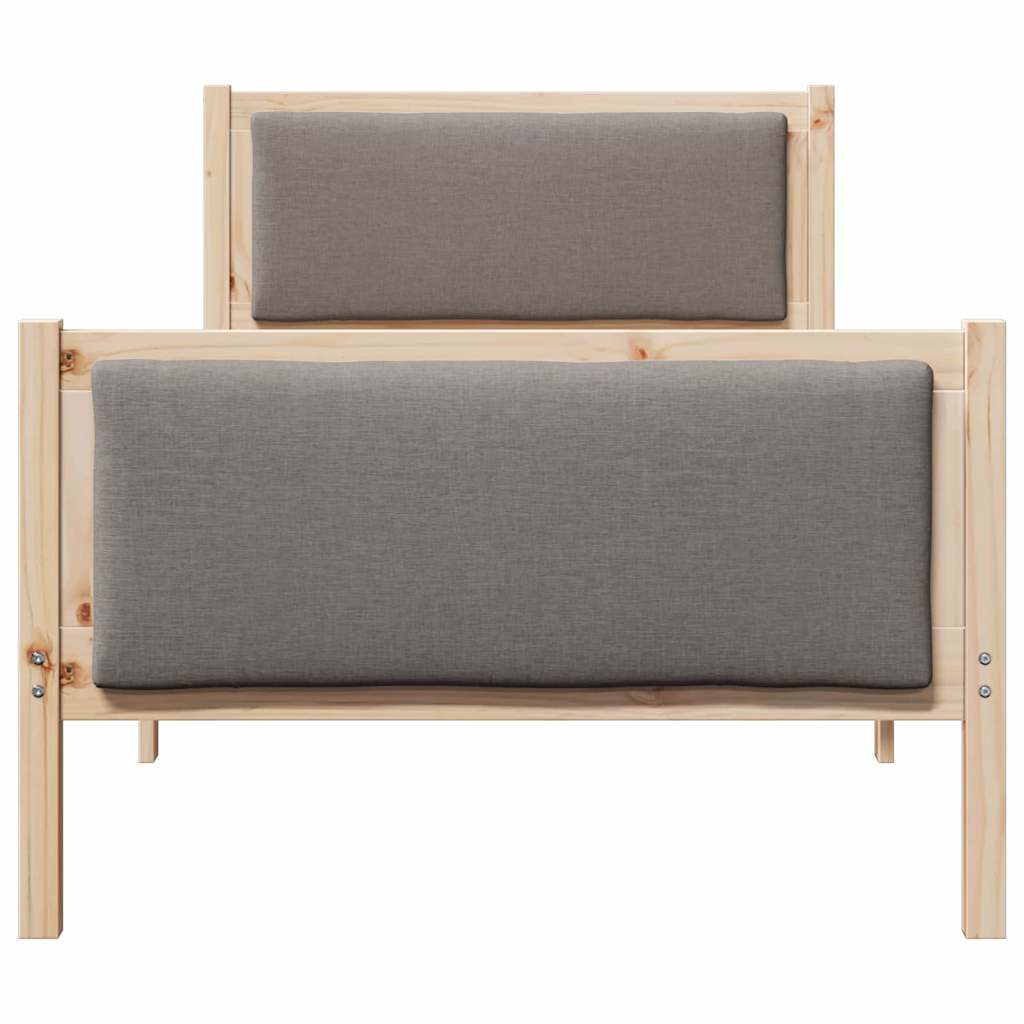 Struttura del letto con testiera Talpa 90 x 200 cm Tessuto | homemem39