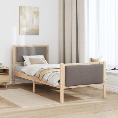 Struttura del letto con testiera Talpa 80 x 200 cm Tessuto | homemem39