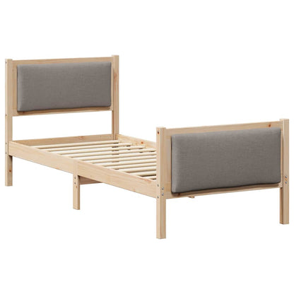 Struttura del letto con testiera Talpa 80 x 200 cm Tessuto | homemem39