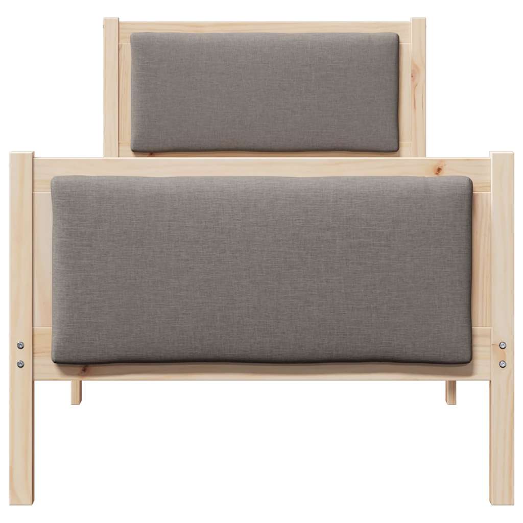 Struttura del letto con testiera Talpa 80 x 200 cm Tessuto | homemem39