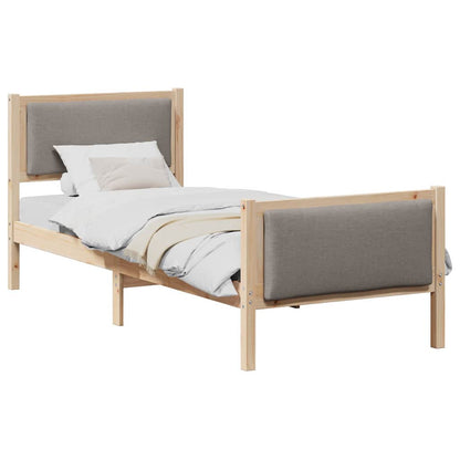Struttura del letto con testiera Talpa 80 x 200 cm Tessuto | homemem39
