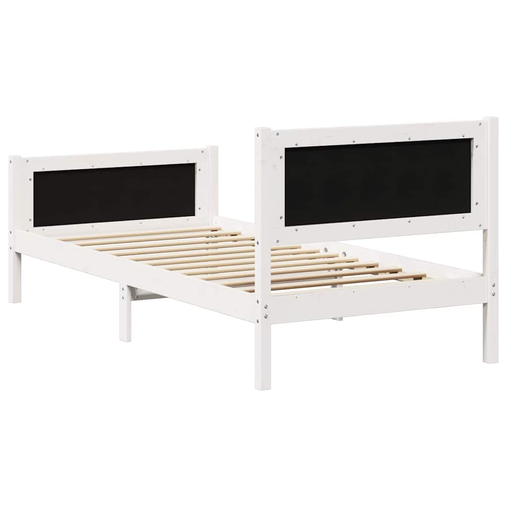 Struttura del letto Grigio chiaro 90 x 190 cm Tessuto | homemem39