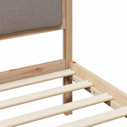 Struttura del letto con testiera Talpa 75 x 190 cm Tessuto | homemem39