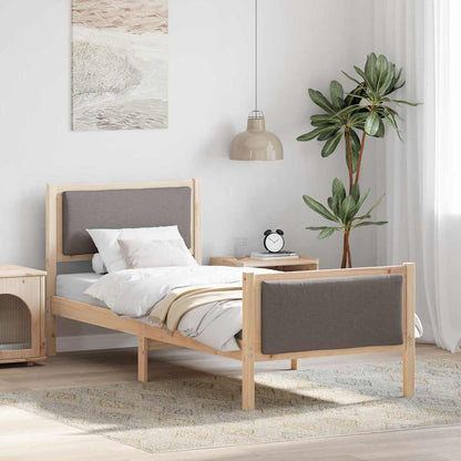 Struttura del letto con testiera Talpa 75 x 190 cm Tessuto | homemem39