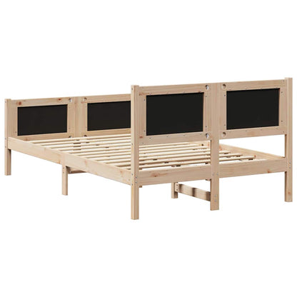 Struttura del Letto marrone e grigio scuro 120 x 200 cm | homemem39