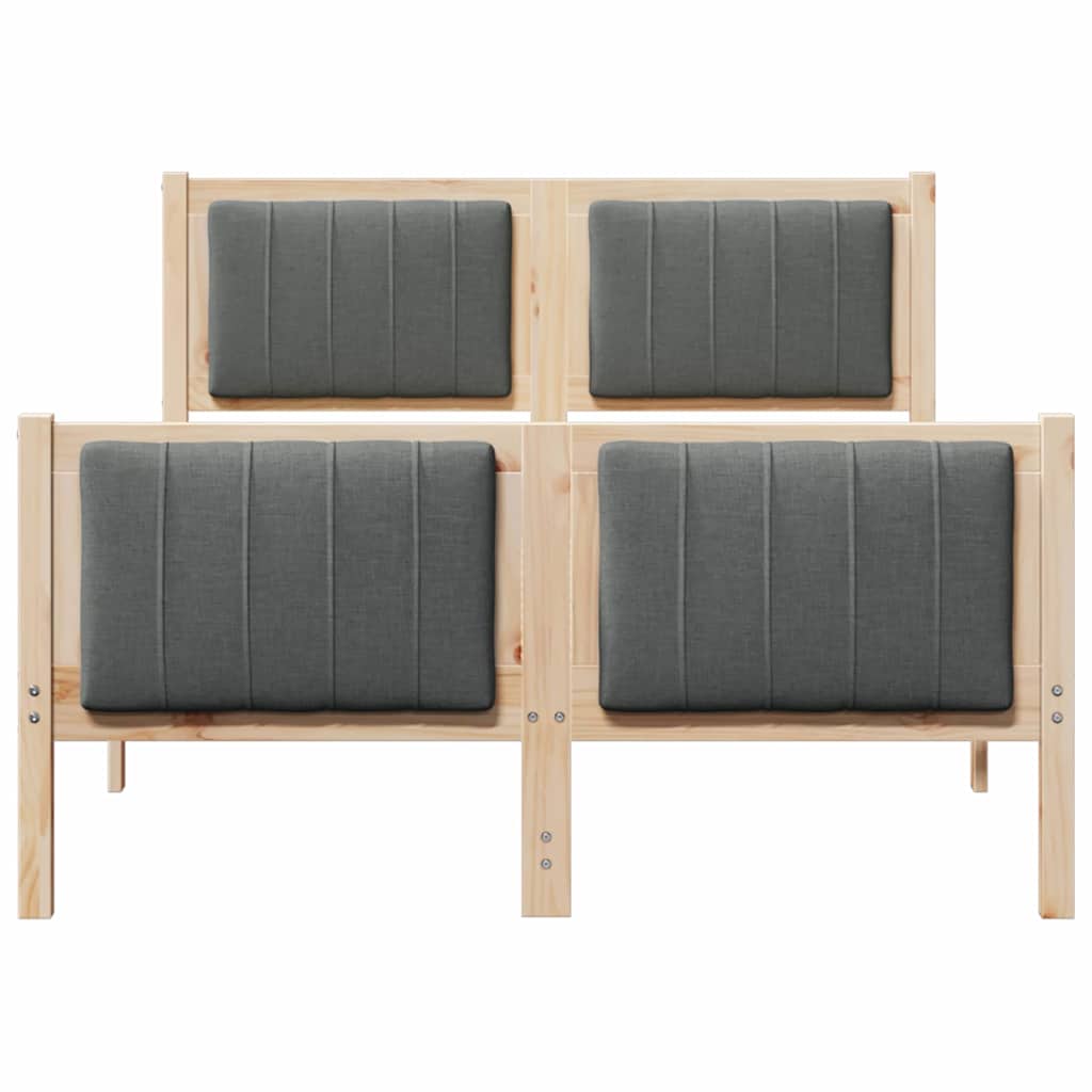 Struttura del Letto marrone e grigio scuro 120 x 200 cm | homemem39