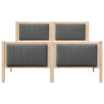 Struttura del Letto marrone e grigio scuro 135 x 190 cm | homemem39