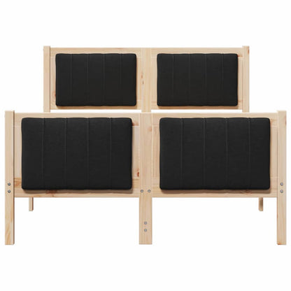 Struttura del Letto con testiera Marrone e nero 120 x 190 cm | homemem39