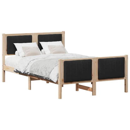 Struttura del Letto con testiera Marrone e nero 120 x 190 cm | homemem39