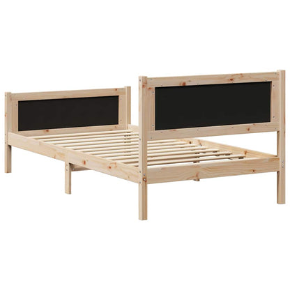 Struttura del Letto Marrone e grigio chiaro 100 x 200 cm | homemem39