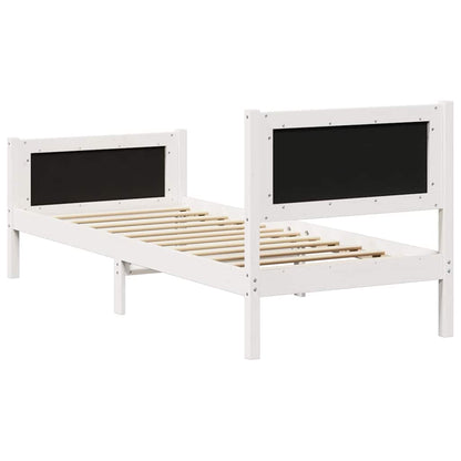 Struttura del Letto Bianco e grigio chiaro 80 x 200 cm | homemem39