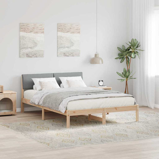 Struttura del Letto Marrone e grigio chiaro 160 x 200 cm | homemem39