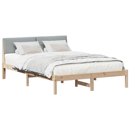Struttura del Letto Marrone e grigio chiaro 160 x 200 cm | homemem39