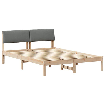 Struttura del Letto marrone e grigio scuro 150 x 200 cm | homemem39