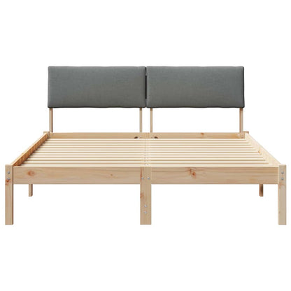Struttura del Letto marrone e grigio scuro 150 x 200 cm | homemem39