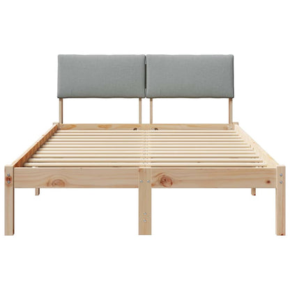Struttura del Letto Marrone e grigio chiaro 120 x 200 cm | homemem39