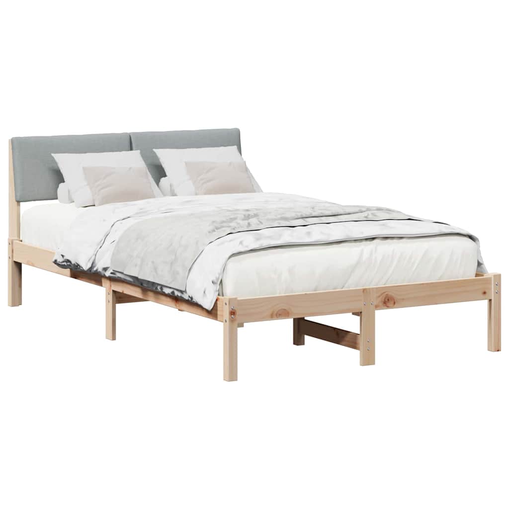Struttura del Letto Marrone e grigio chiaro 120 x 200 cm | homemem39