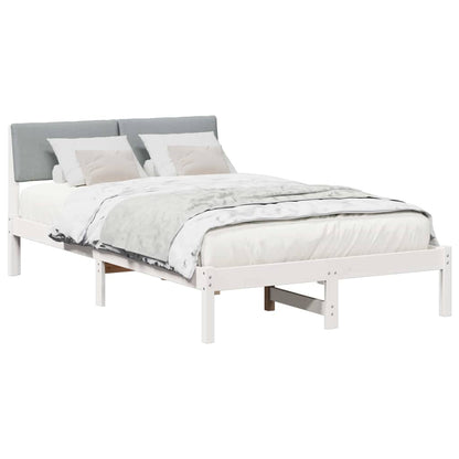 Struttura del Letto Bianco e grigio chiaro 120 x 200 cm | homemem39