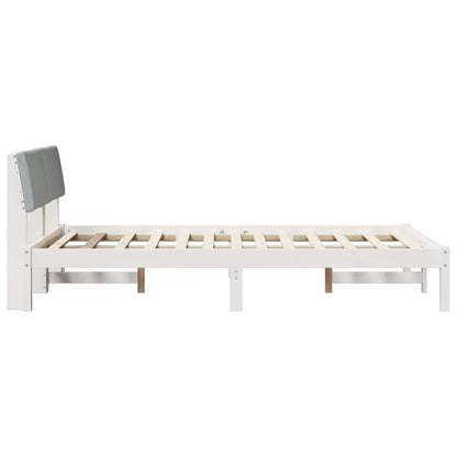 Struttura del Letto Bianco e grigio chiaro 120 x 200 cm | homemem39