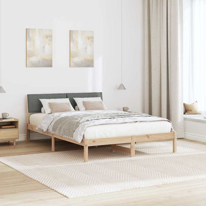 Struttura del Letto marrone e grigio scuro 140 x 190 cm | homemem39