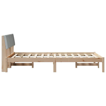 Struttura del Letto Marrone e grigio chiaro 120 x 190 cm | homemem39