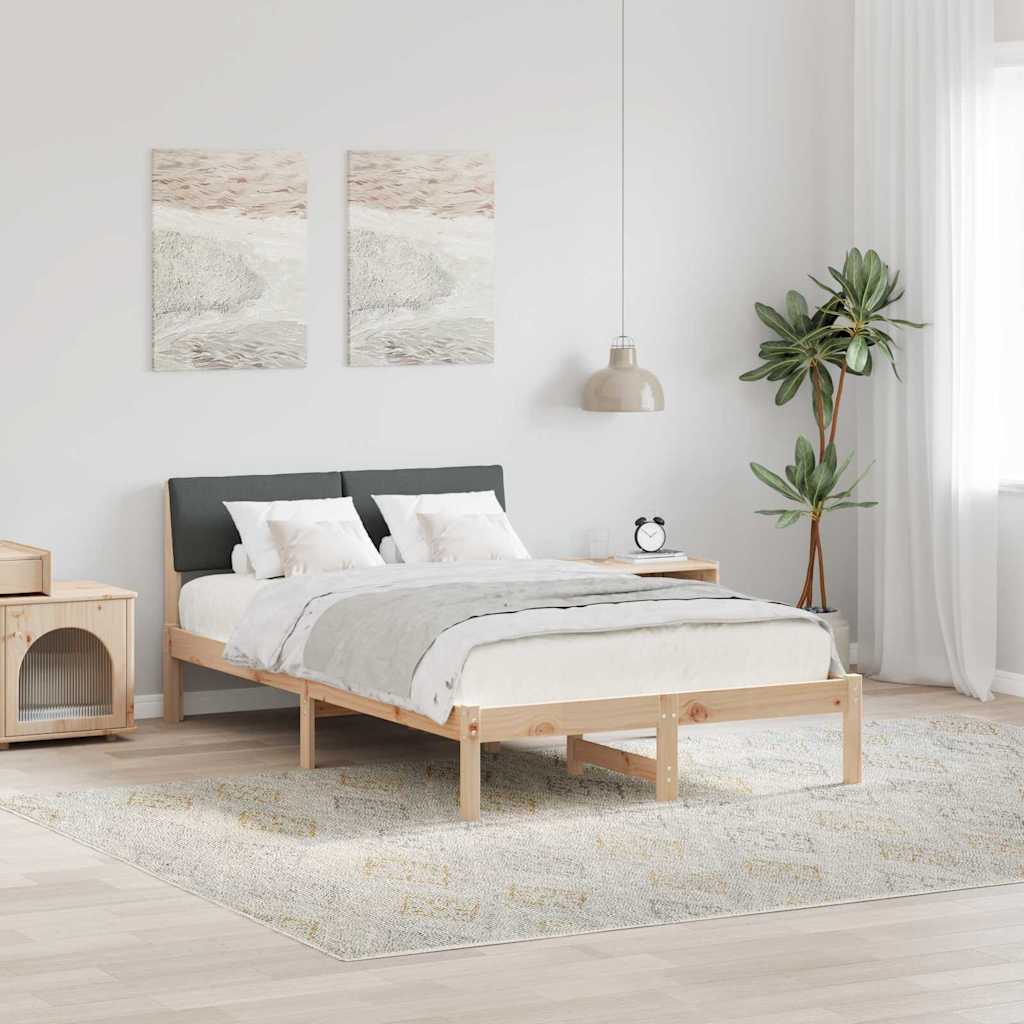 Struttura del Letto marrone e grigio scuro 120 x 190 cm | homemem39