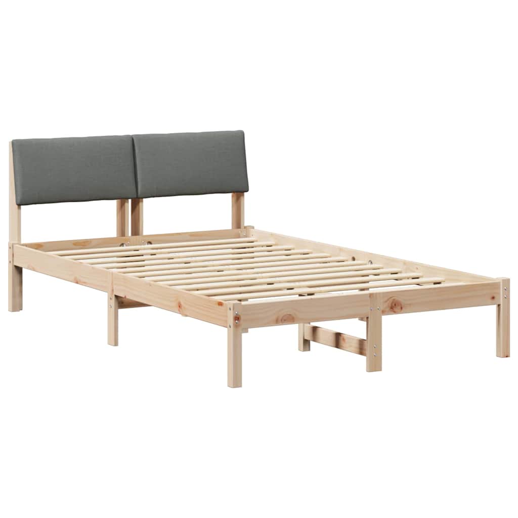 Struttura del Letto marrone e grigio scuro 120 x 190 cm | homemem39