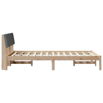 Struttura del Letto marrone e grigio scuro 120 x 190 cm | homemem39