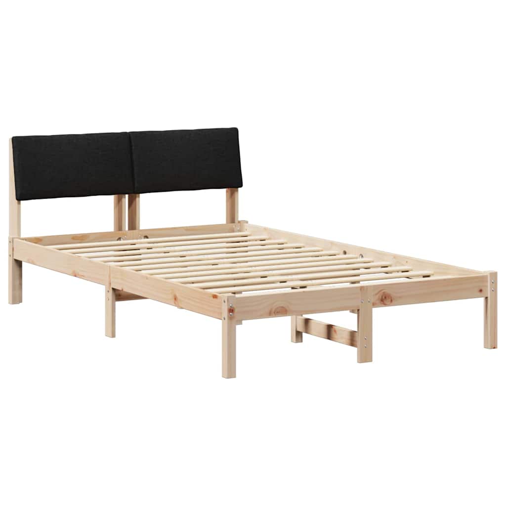 Struttura del Letto con testiera Marrone e nero 120 x 190 cm | homemem39