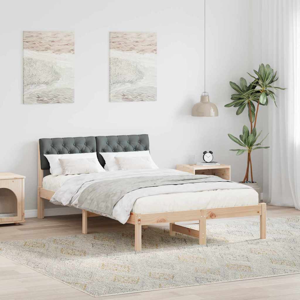 Struttura del Letto marrone e grigio scuro 120 x 200 cm | homemem39
