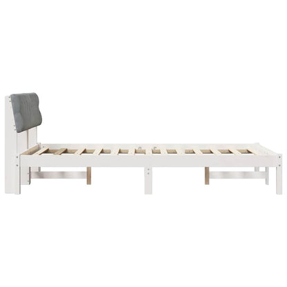 Struttura del Letto Bianco e grigio chiaro 120 x 200 cm | homemem39