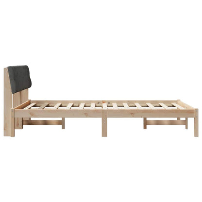 Struttura del Letto marrone e grigio scuro 140 x 190 cm | homemem39