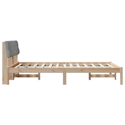 Struttura del Letto Marrone e grigio chiaro 135 x 190 cm | homemem39