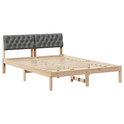 Struttura del Letto marrone e grigio scuro 135 x 190 cm | homemem39