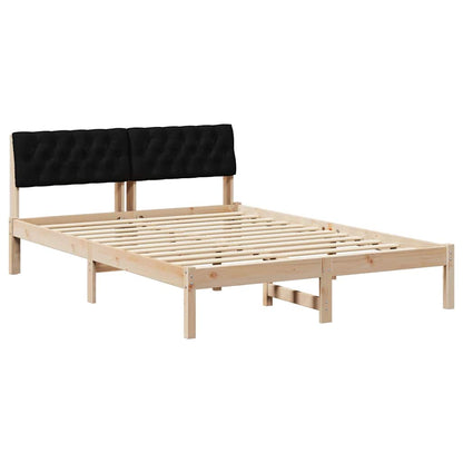Struttura del Letto con testiera Marrone e nero 135 x 190 cm | homemem39