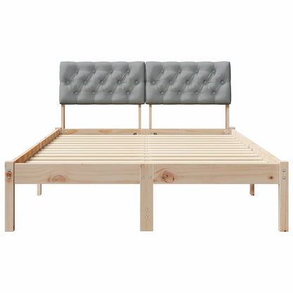 Struttura del Letto Marrone e grigio chiaro 120 x 190 cm | homemem39